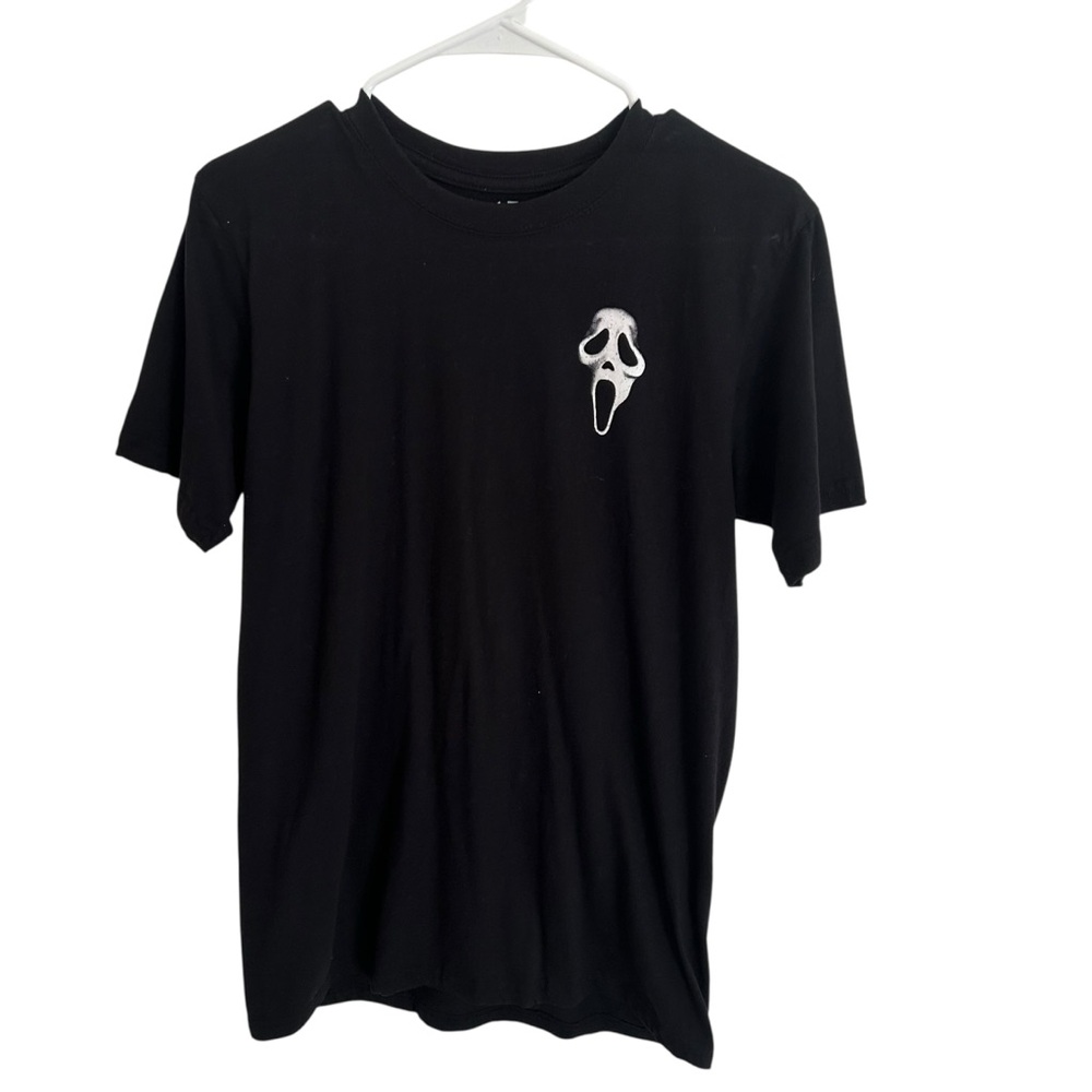 Ghost Face Black T-Shirt Size Medium